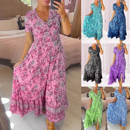 Lady summer beach - lady, dress