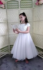 Age 6, White, Girls Dress