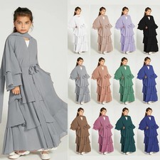 Kids Girls Ruffles Muslim
