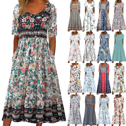 Womens short sleeve - short, boho